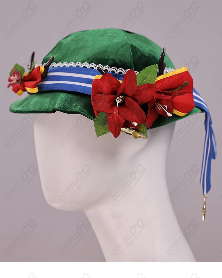 レム コスプレ衣装 帽子の装飾｜クリスマスムードを高める帽子のデザイン