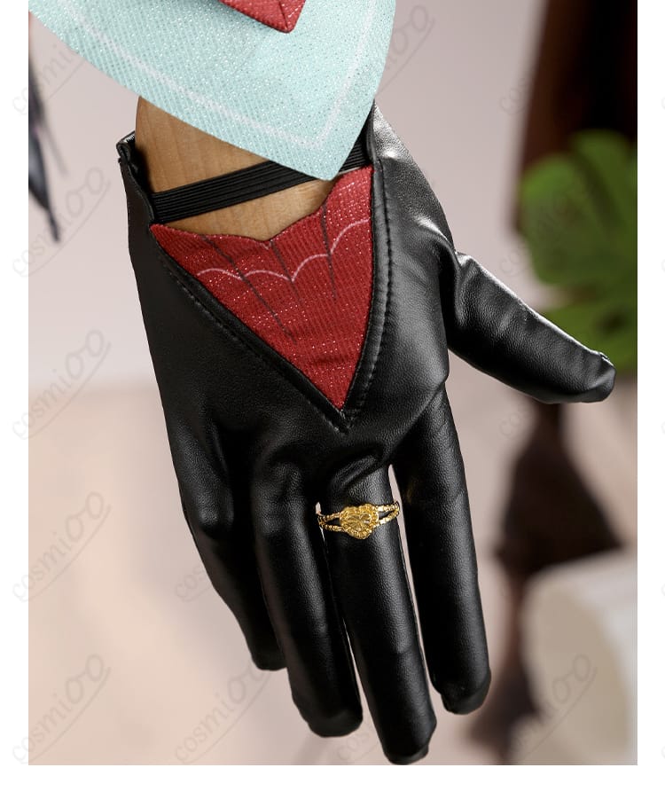 コスプレ衣装の背中のウエスト装飾ディテール、細部の美しさ