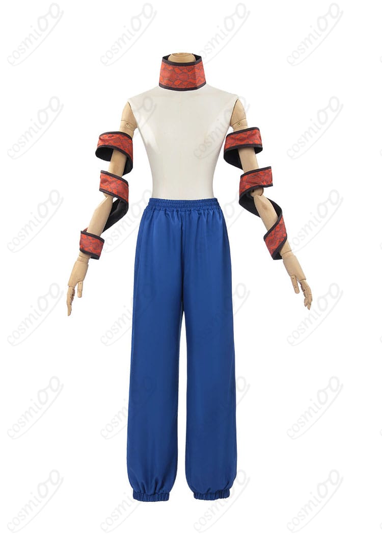 鬼滅の刃 妓夫太郎 コスプレ衣装の正面図。遊郭編の高再現デザインで、力強さと恐ろしさを表現。