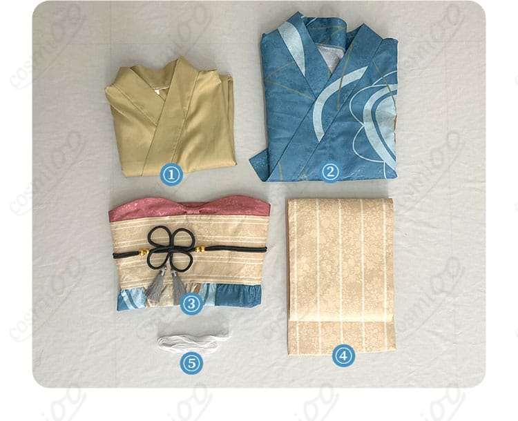 百川稲子 コスプレ衣装 セット内容展示|フルセットのアイテムを全て紹介