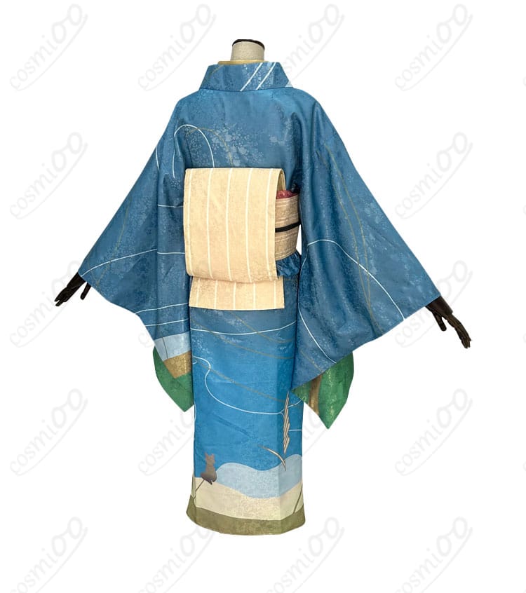 百川稲子 コスプレ衣装 背面図|細部までこだわり、魅力的なデザインを展示