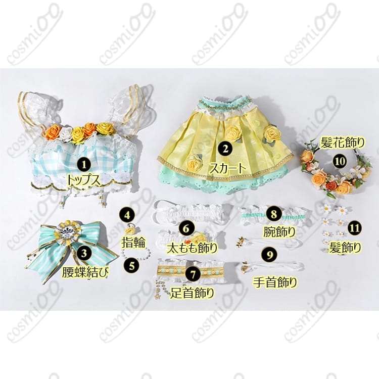 ラブライブ！ 小泉花陽 コスプレ衣装｜一歩きりで終わらせないように フルールレーヴデザイン - 6枚目の画像