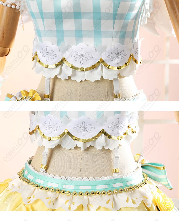 腰部分の装飾細部 華やかで精緻な腰周りのデザイン