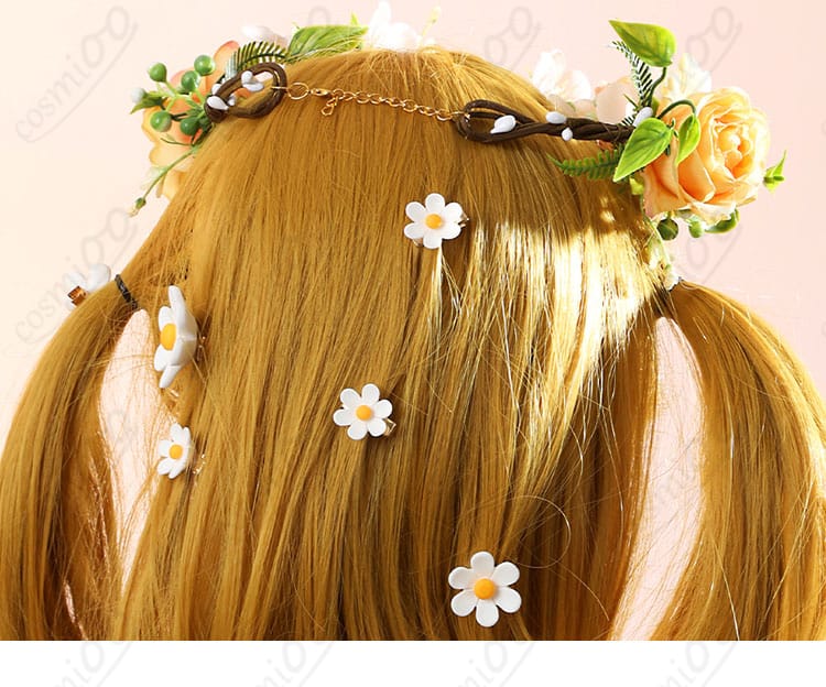 ヘッドドレス背面の詳細 花陽のヘッドドレスの美しい裏側