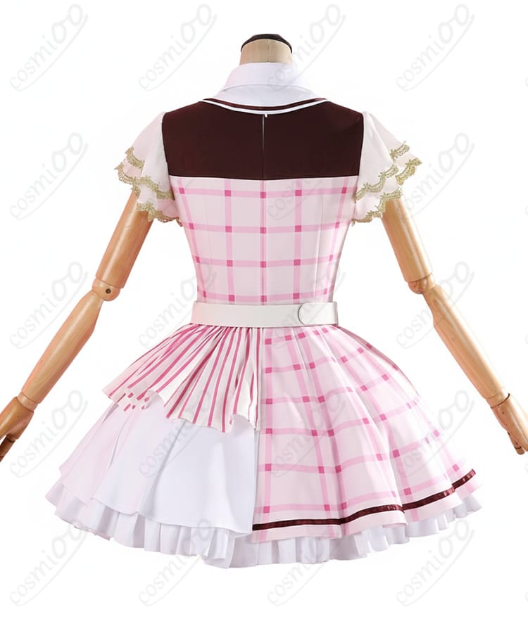 商品服装背面装饰细节图：ラブライブ！15周年記念 μ's コスプレ衣装 背面装飾・高再現デザイン