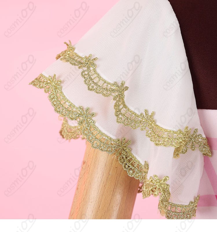 服装衣袖装饰细节图：ラブライブ！15周年記念 μ's コスプレ衣装 袖口装飾・可愛らしいディテール