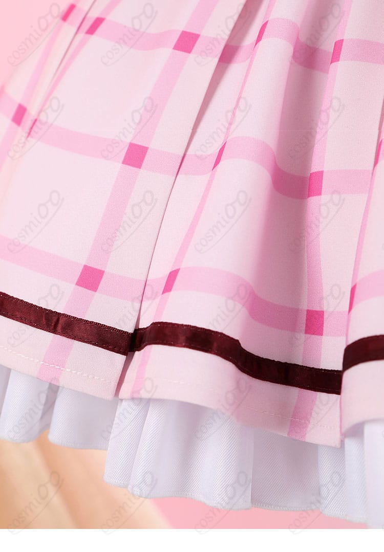 服装拉链装饰细节图：ラブライブ！15周年記念 μ's コスプレ衣装 ジッパー装飾・しっかりとした仕上げ