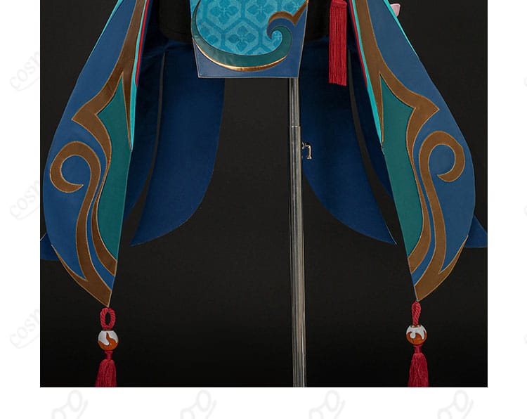 衣摆デザインの細部|オーバーウォッチ2 キリコ衣装