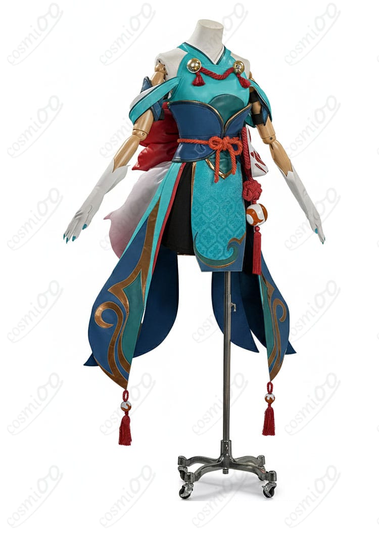 キリコ イナリ コスプレ衣装 側面ビュー|シルエット確認に最適