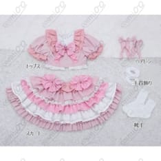 魔法少女まどか☆マギカ 鹿目まどか アイドルコスプレ 衣装フルセット - 6枚目の画像（サムネイル）