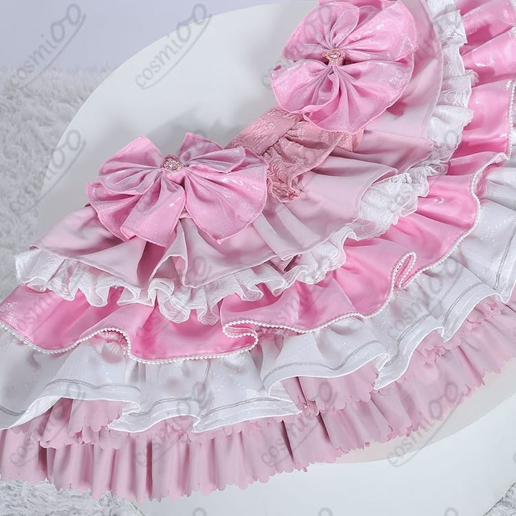 魔法少女まどか☆マギカ 鹿目まどか アイドルコスプレ 衣装フルセット - 5枚目の画像