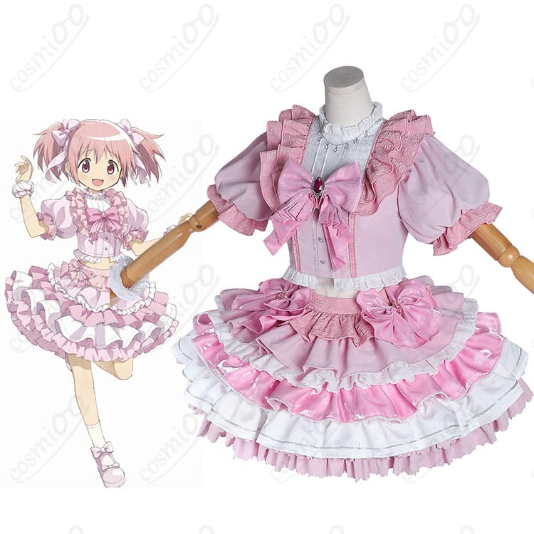 鹿目まどか アイドル衣装 コスプレ|人物イメージとフルセット紹介