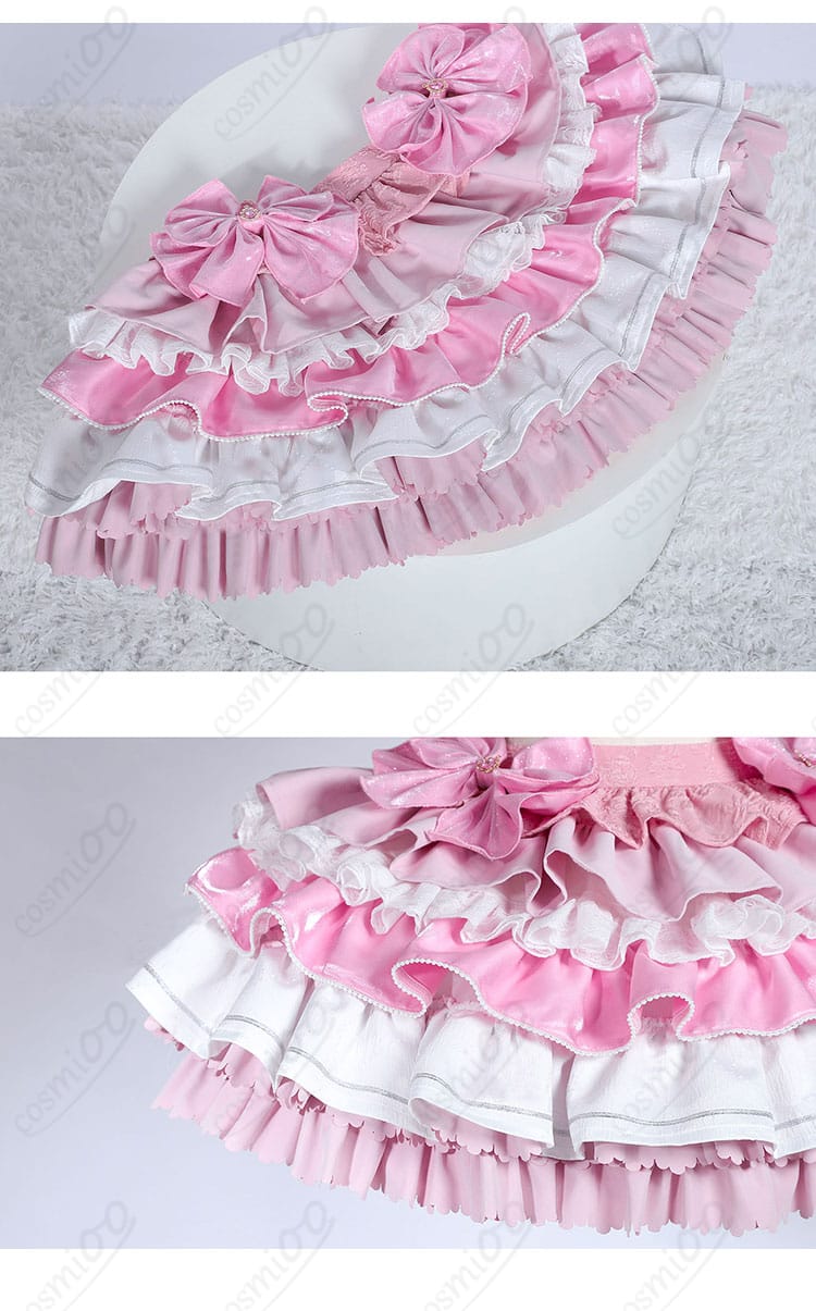 鹿目まどか アイドル衣装 コスプレ|スカート装飾の細部デザイン画像