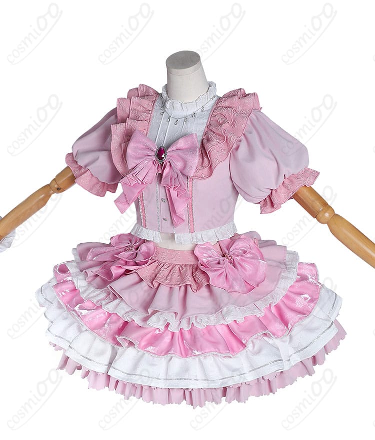 鹿目まどか アイドル衣装 コスプレ|衣装正面デザイン画像