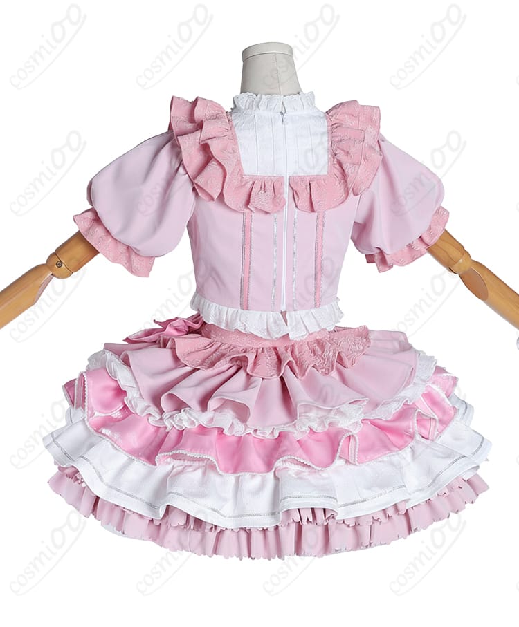 鹿目まどか アイドル衣装 コスプレ|衣装背面デザイン画像