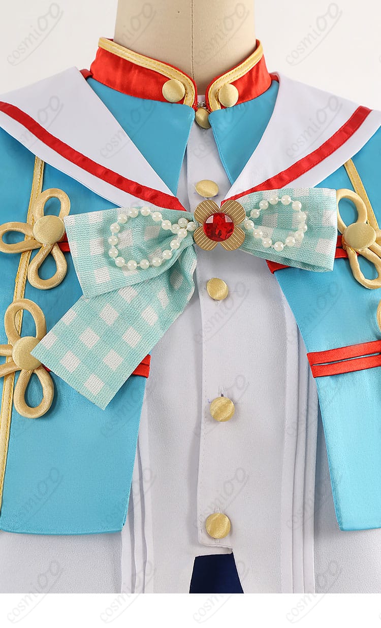襟元装飾の細部写真|あんスタ Rabits コスプレ 衣装