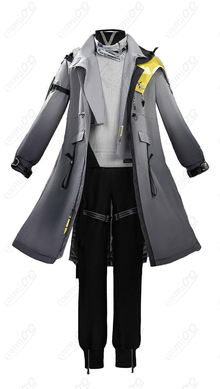 アークナイツ：エンドフィールド 管理人（男性）コスプレ衣装 正面全体図 コートデザイン確認