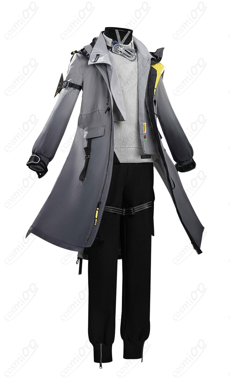 アークナイツ：エンドフィールド 管理人（男性）コスプレ衣装 右側面シルエット 立体的な仕立て