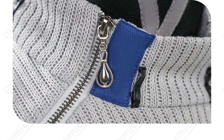 管理人（男性）コスプレ衣装 ファスナー装飾ディテール 実用性と再現性を両立