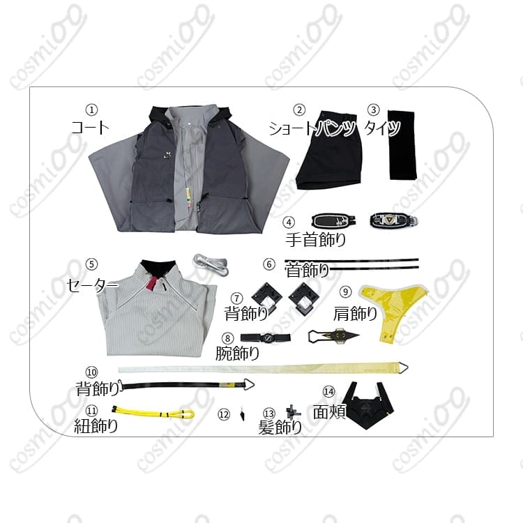 アークナイツ：エンドフィールド 管理人（女性）コスプレ衣装 デフォルト衣装 高品質フルセット - 5枚目の画像