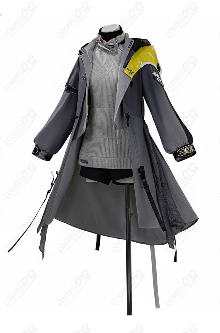 アークナイツ:エンドフィールド 管理人(女性)コスプレ衣装 左側シルエット デザイン確認