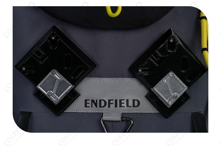 管理人(女性)コスプレ衣装 外套背面装飾 デザインポイント