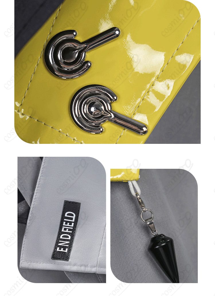 管理人(女性)コスプレ衣装 外套衣領装飾 細部まで丁寧に再現