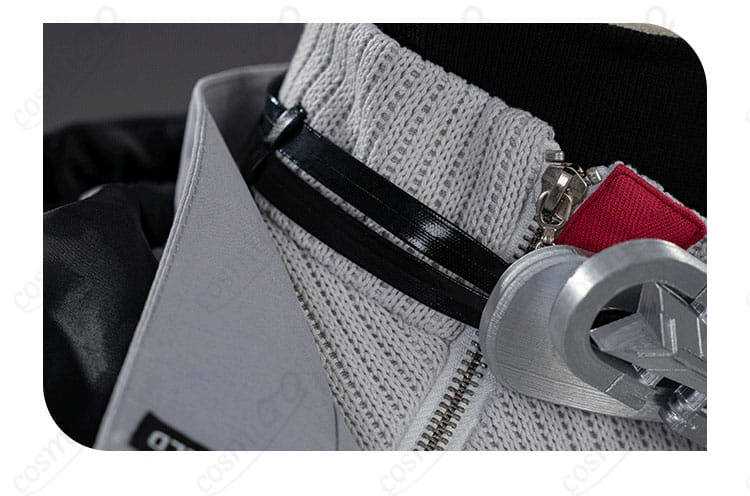 管理人コスプレ衣装 領口装飾ディテール 立体的な仕上がり