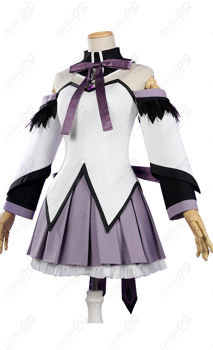 暁美ほむら コスプレ衣装 側面 シルエット確認 劇場版まどマギ 衣装ディテール