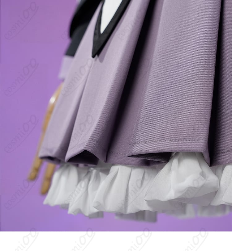 暁美ほむら コスプレ衣装 スカート裾装飾ディテール 劇場版まどマギ 世界観再現