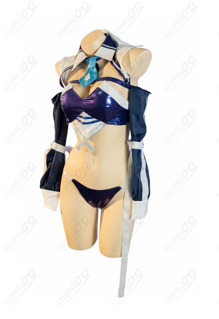 アズールレーン ニュージャージー ブラック・プレリュード コスプレ衣装 側面シルエット ボディラインが映えるデザイン