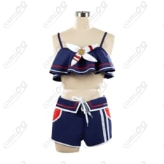 ウマ娘 プリティーダービー シュヴァルグラン 夏凪ネイビードロップ 勝負服 水着 コスプレ衣装 - 3枚目の画像（サムネイル）