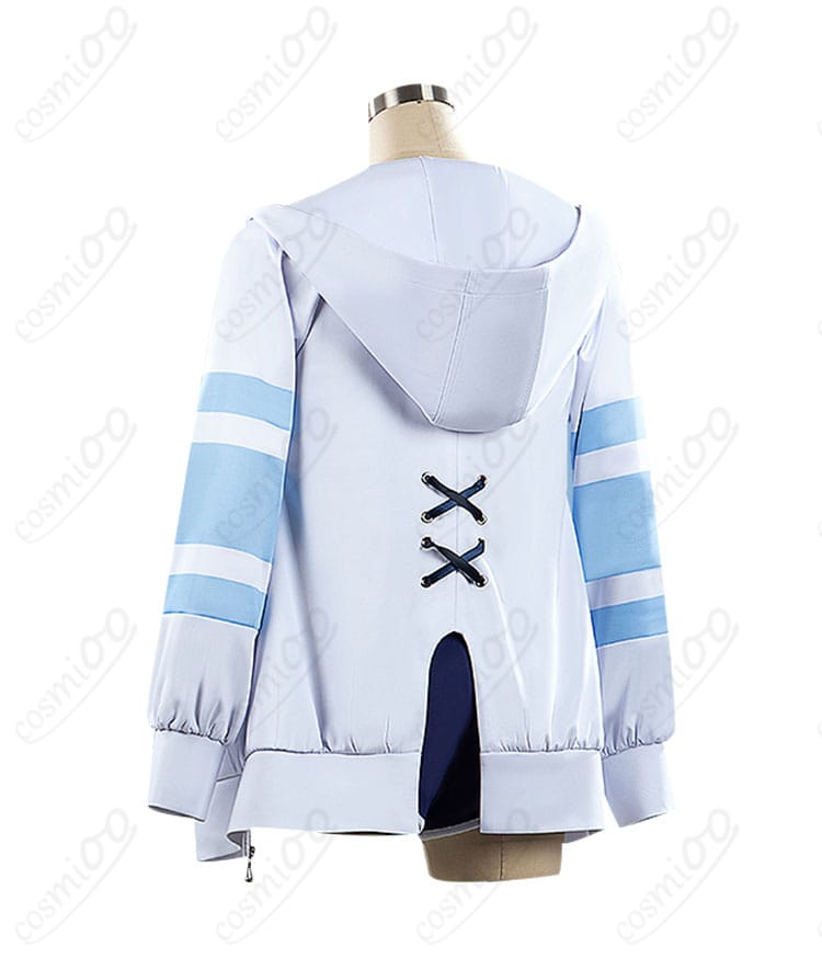 ウマ娘 シュヴァルグラン 夏凪ネイビードロップ コスプレ衣装 背面デザイン 全体シルエット