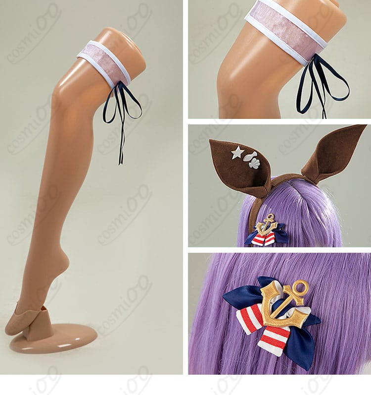 シュヴァルグラン 夏凪ネイビードロップ コスプレ衣装 アクセサリー・髪飾り細部