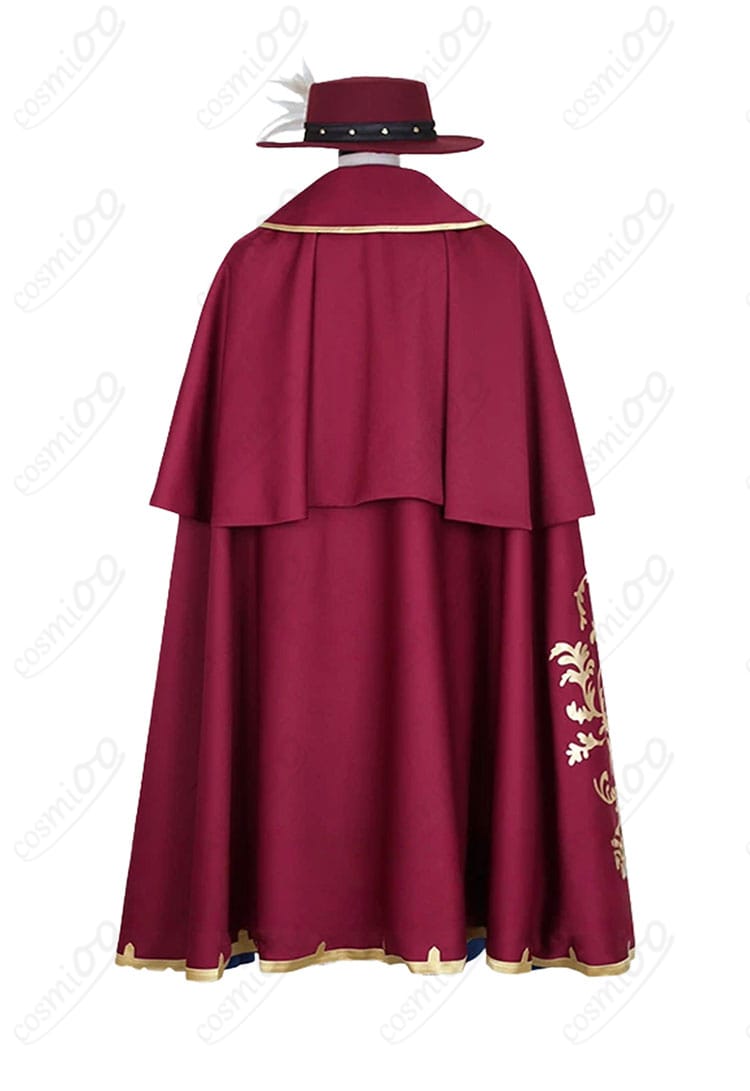 終末のワルキューレ ジャック・ザ・リッパー コスプレ衣装 背面デザイン マントの広がりを再現