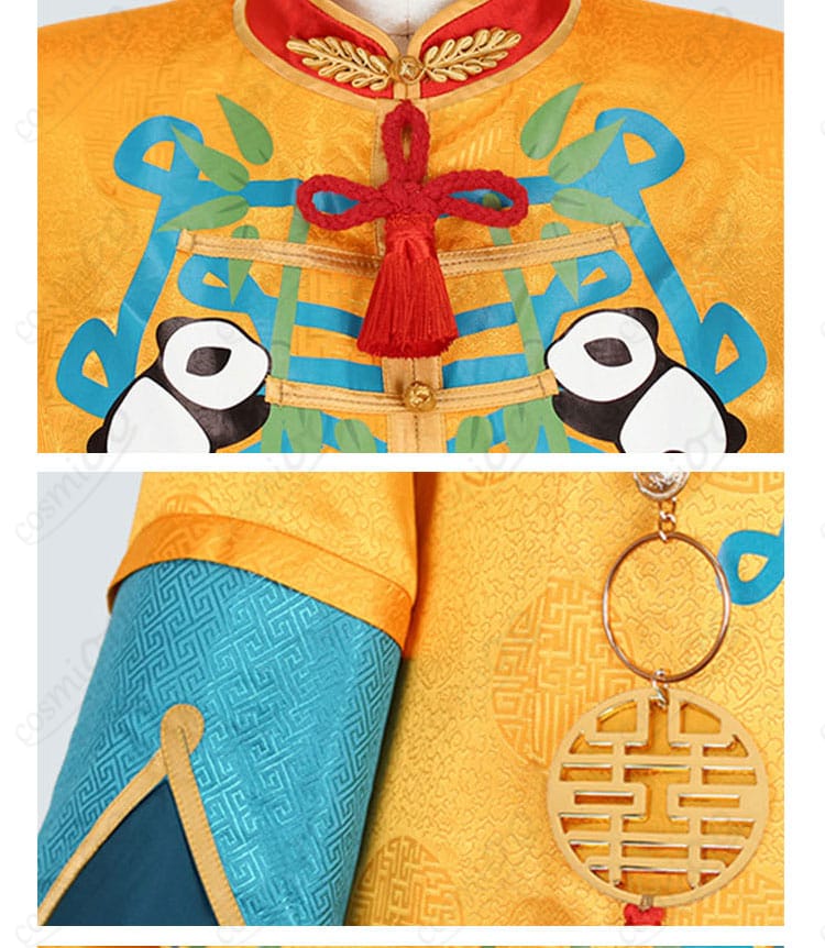 ヒプマイ 白膠木簓 コスプレ衣装 領口と衣袖の装飾細節 近距離撮影にもおすすめ