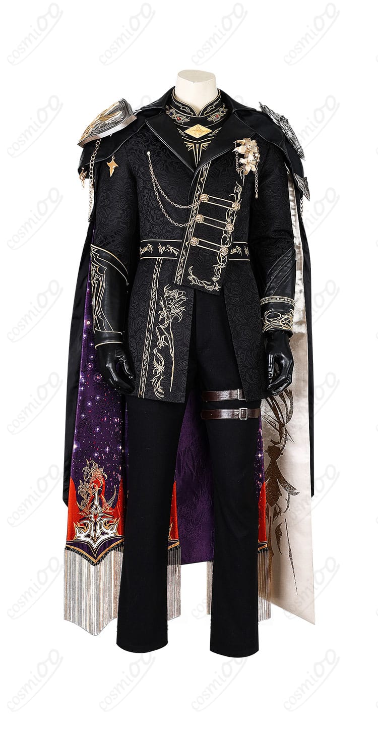 恋と深空 セイヤ 暗夜に沈む星 コスプレ衣装 正面全体図 シルエットと配色を確認