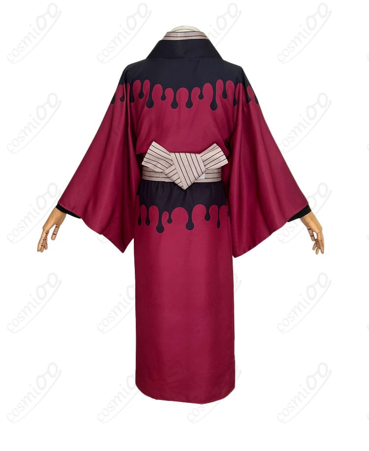 鬼滅の刃 童磨 コスプレ衣装 着物 背面デザイン 後ろ姿まで忠実再現