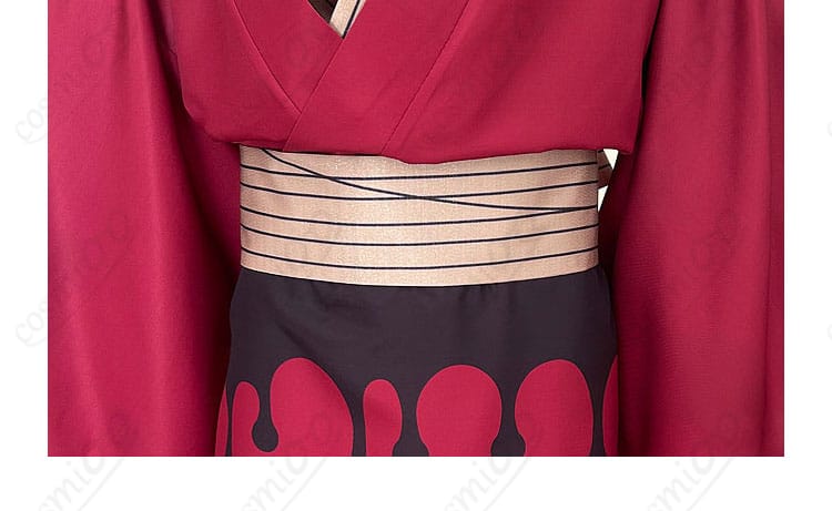 鬼滅の刃 上弦の弐・童磨 コスプレ衣装 腰封装飾 細かな模様を再現