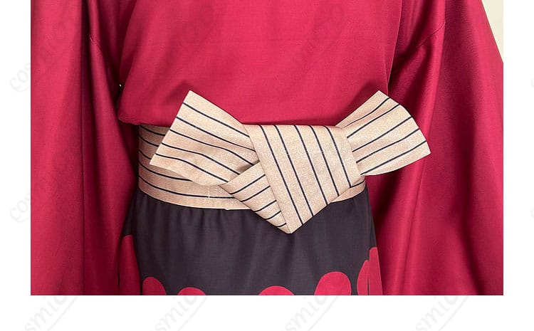 鬼滅の刃 童磨 着物コスプレ 腰封 背面結び装飾 後ろ姿の完成度