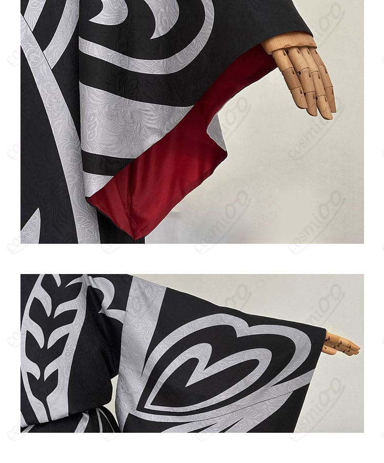 鬼滅の刃 鬼舞辻無惨 コスプレ衣装 衣袖装飾ディテール 動きやすさと再現性を両立