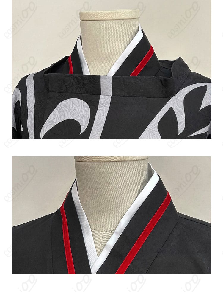 鬼滅の刃 鬼舞辻無惨 コスプレ衣装 領口装飾アップ 高再現な仕立てと質感