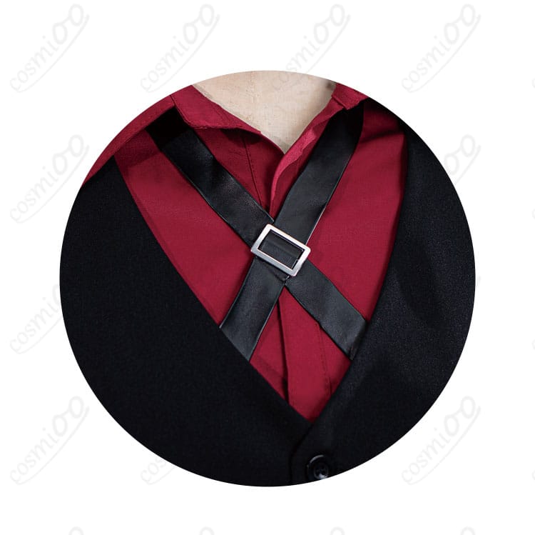 文スト BEAST 中原中也 コスプレ衣装 襟元装飾ディテール 上品な仕立て