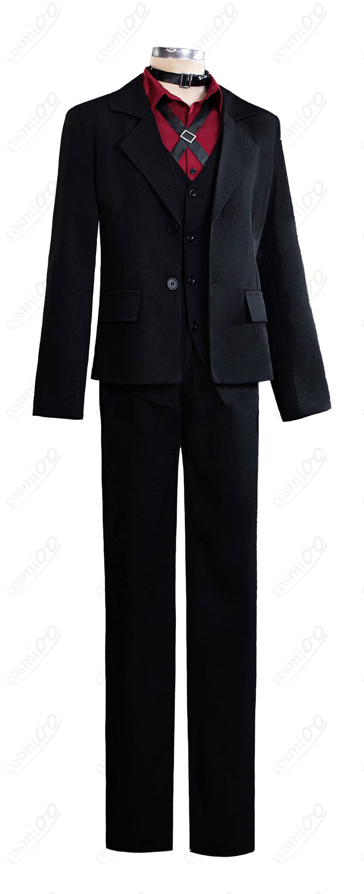 文豪ストレイドッグス BEAST 中原中也 スーツ コスプレ衣装 正面全体デザイン 高再現モデル