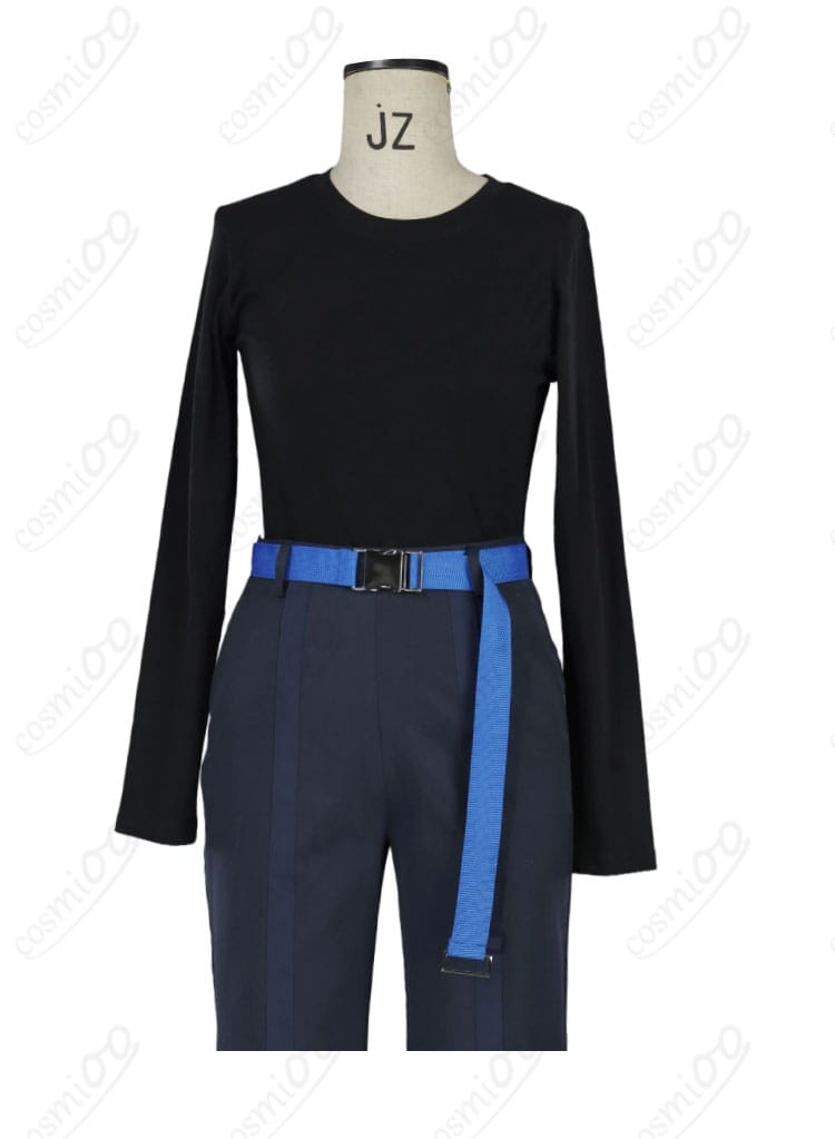 内搭ブラック長袖インナー細節 MyGO!!!!! 椎名立希 コスプレ衣装 素材感