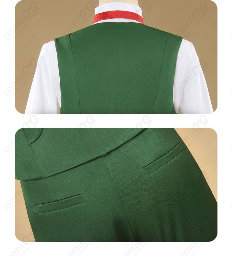 エスカノール コスプレ衣装 背面ディテール 全体構造が分かる写真