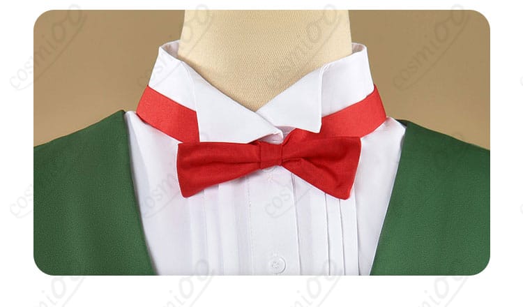 エスカノール コスプレ衣装 赤色リボン装飾 細部までこだわったデザイン