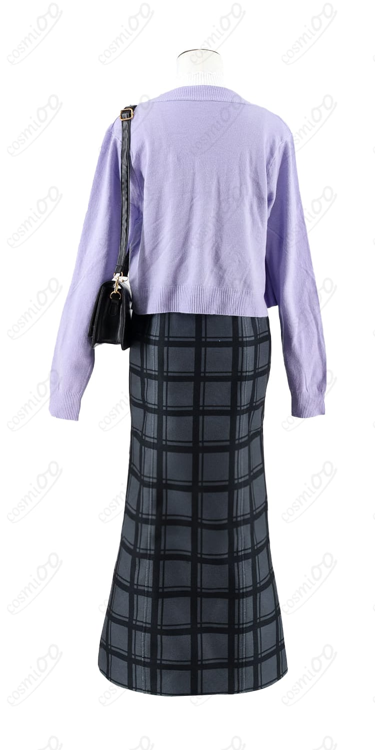 プロセカ 朝比奈まふゆ コスプレ衣装 背面デザイン|後ろ姿まで丁寧に仕上げた高再現コスチューム・今すぐチェック