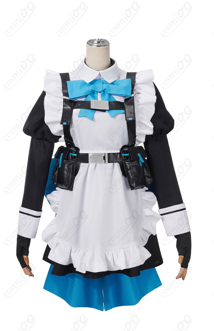 ブルーアーカイブ 飛鳥馬トキ メイド服コスプレ衣装 正面デザイン ワンピースとエプロンの再現度をチェック