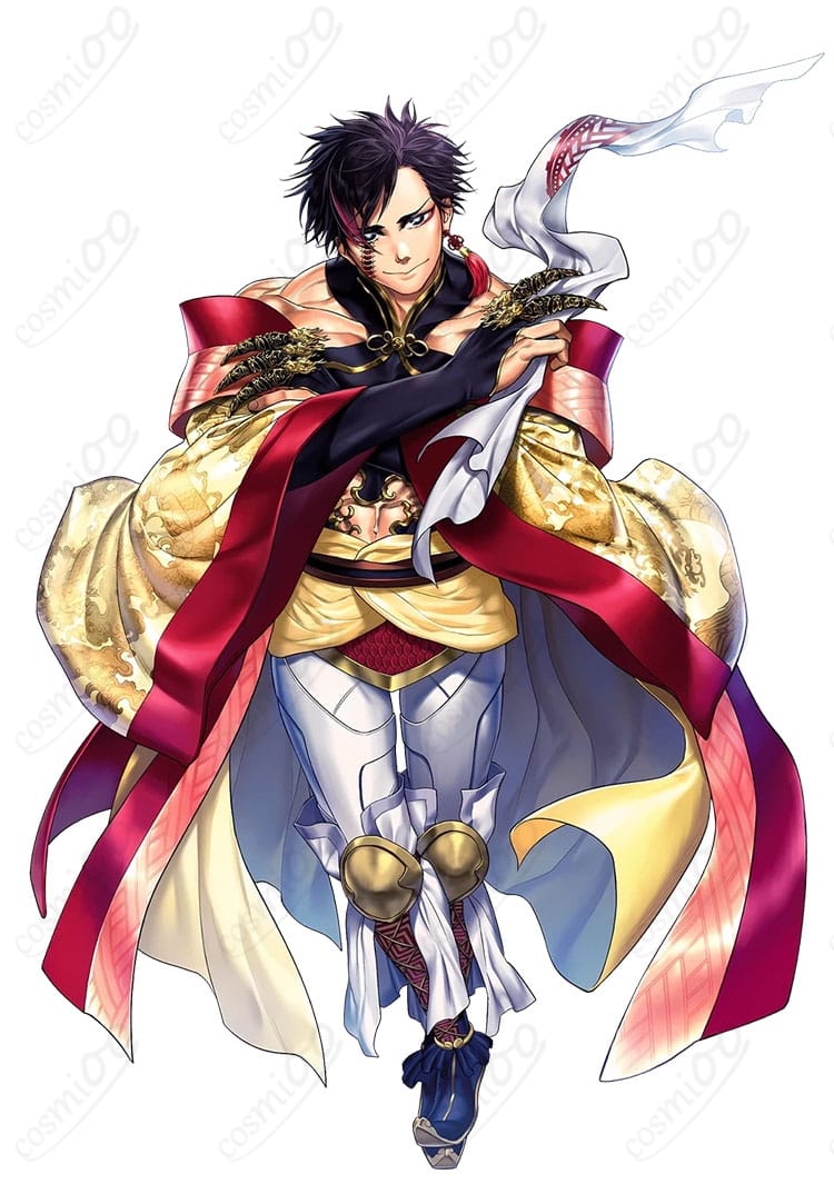 終末のワルキューレ 始皇帝 コスプレ衣装 正面 全身ビジュアル ラグナロク第7回戦 闘士衣装 高再現デザイン